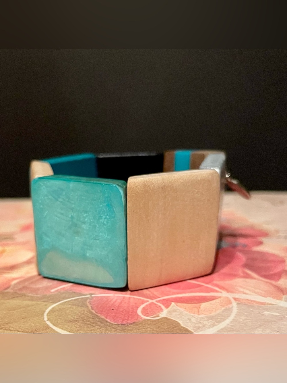 Color Block Stretch Bracelet - Picture 3 of 5